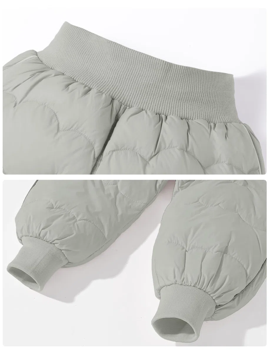 Happy Cherry Pantaloni Invernali Caldi per Bambini 1-7 Anni Pantaloni da Sci Imbottiti Impermeabili Antivento per Neonato Bambina