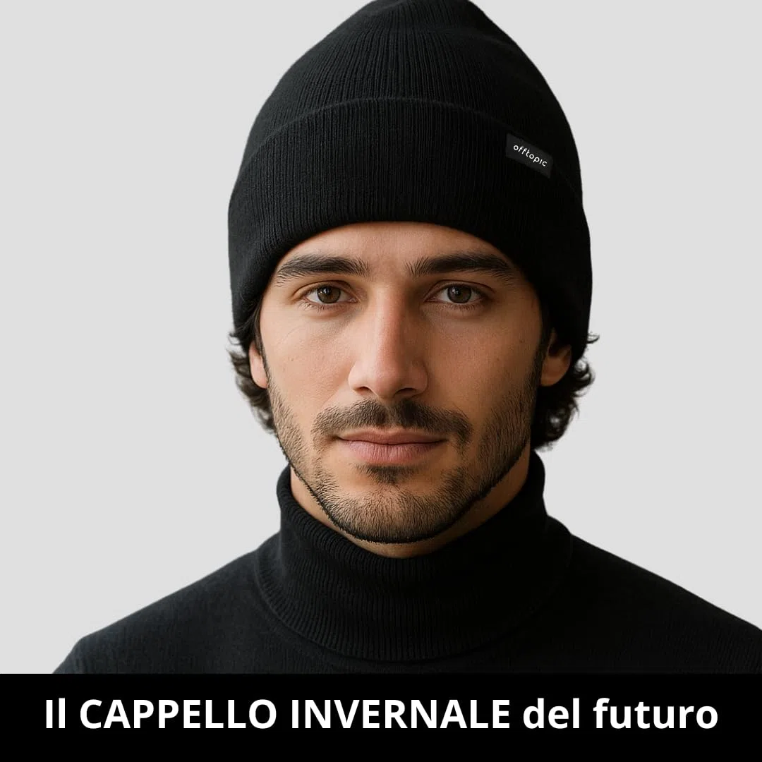 Offtopic® Cappello Invernale Donna Uomo Interno 100% Seta per Capelli Sempre in Ordine | Berretto Cuffia Salva Piega e Anticrespo | Elegante Idea Regalo Unica