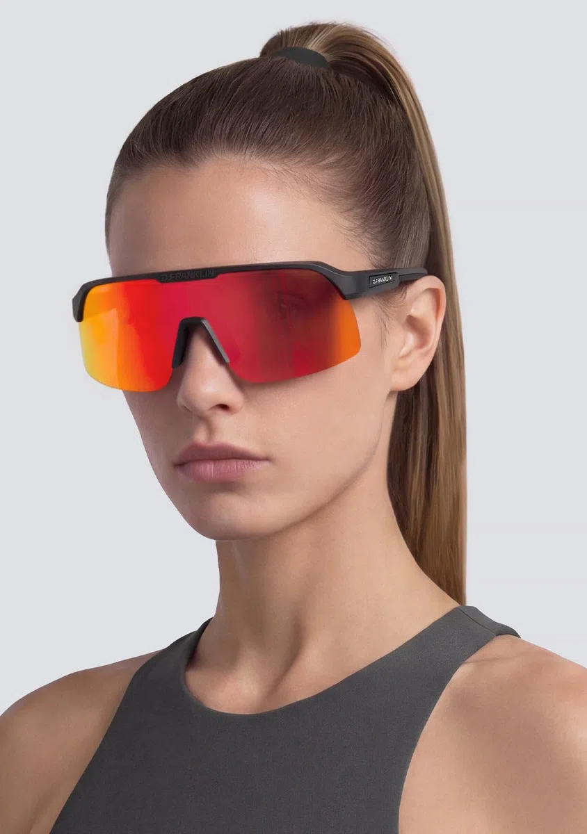 D.Franklin - Occhiali da sole unisex con lenti a protezione UV - Modello wind - Occhiali da Sole per Uomo e Donna - Sunglasses