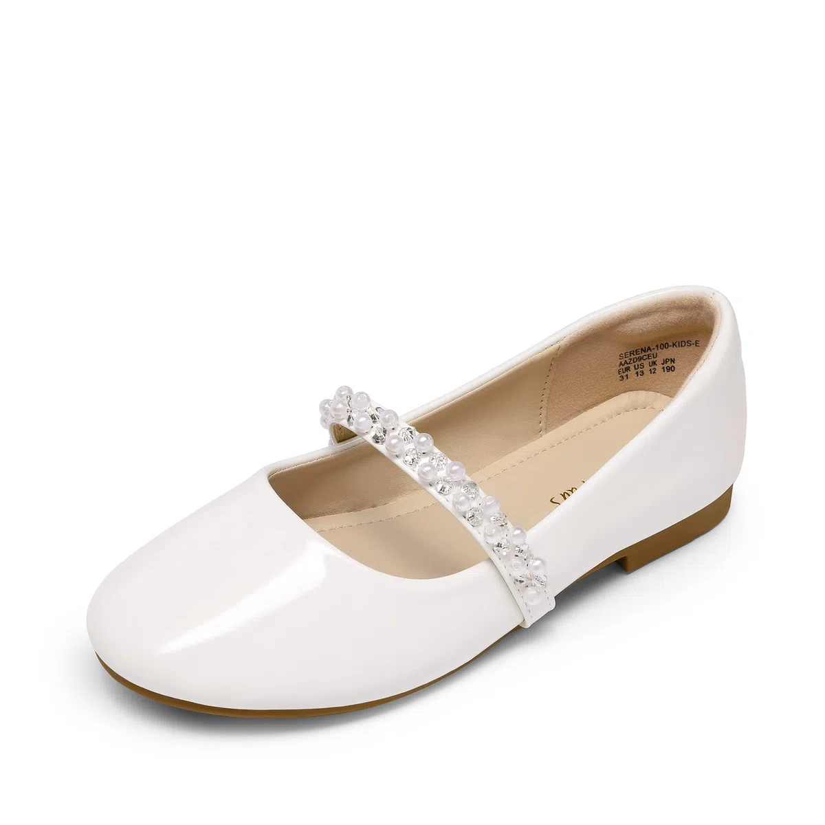 DREAM PAIRS Scarpe da Principessa da Bambina Eleganti Mary Jane Ballerine Scarpe per Festa di Nozze