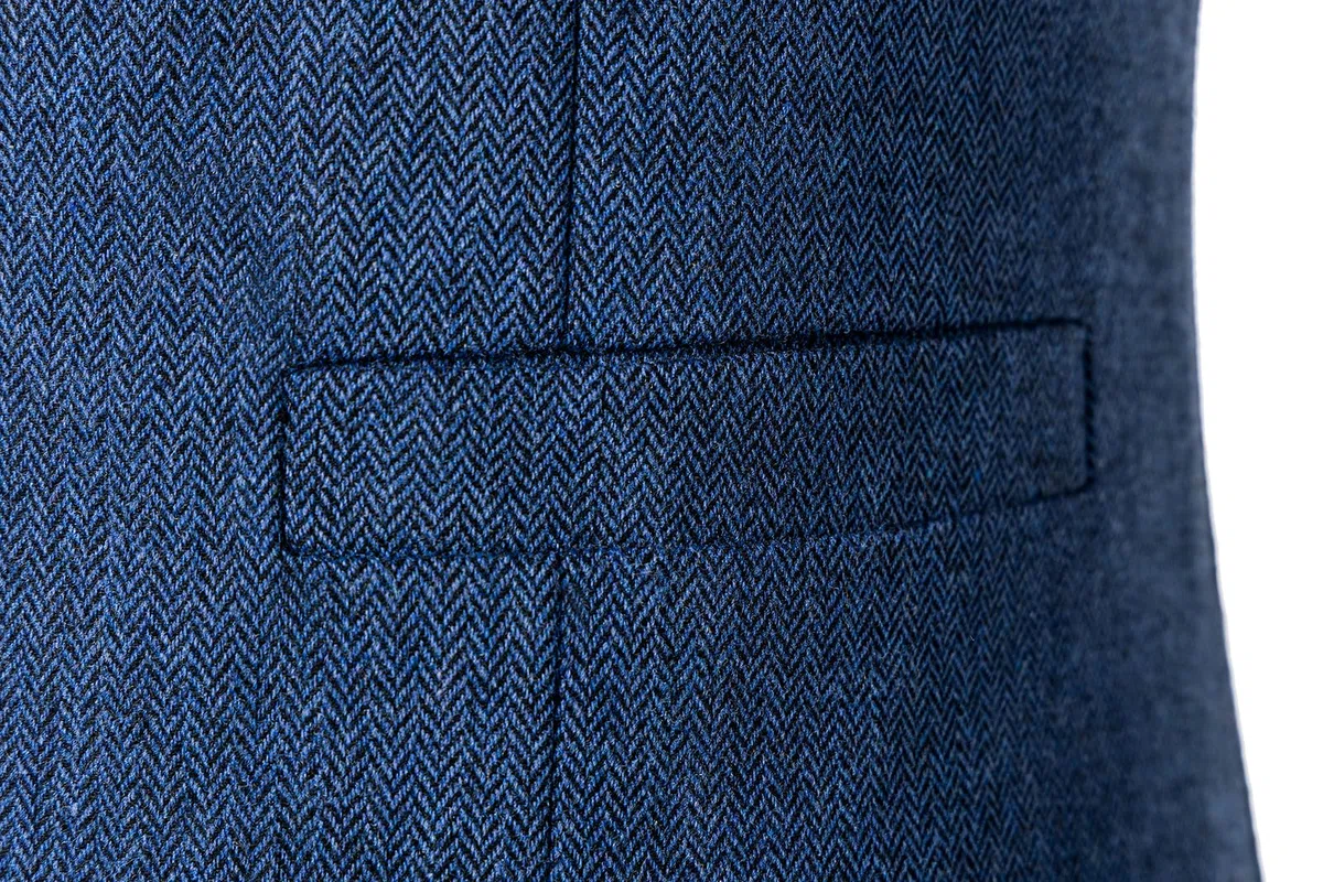 Solovedress Gilet da uomo, vintage, classico, in lana, formale, vestibilità regolare, per matrimoni