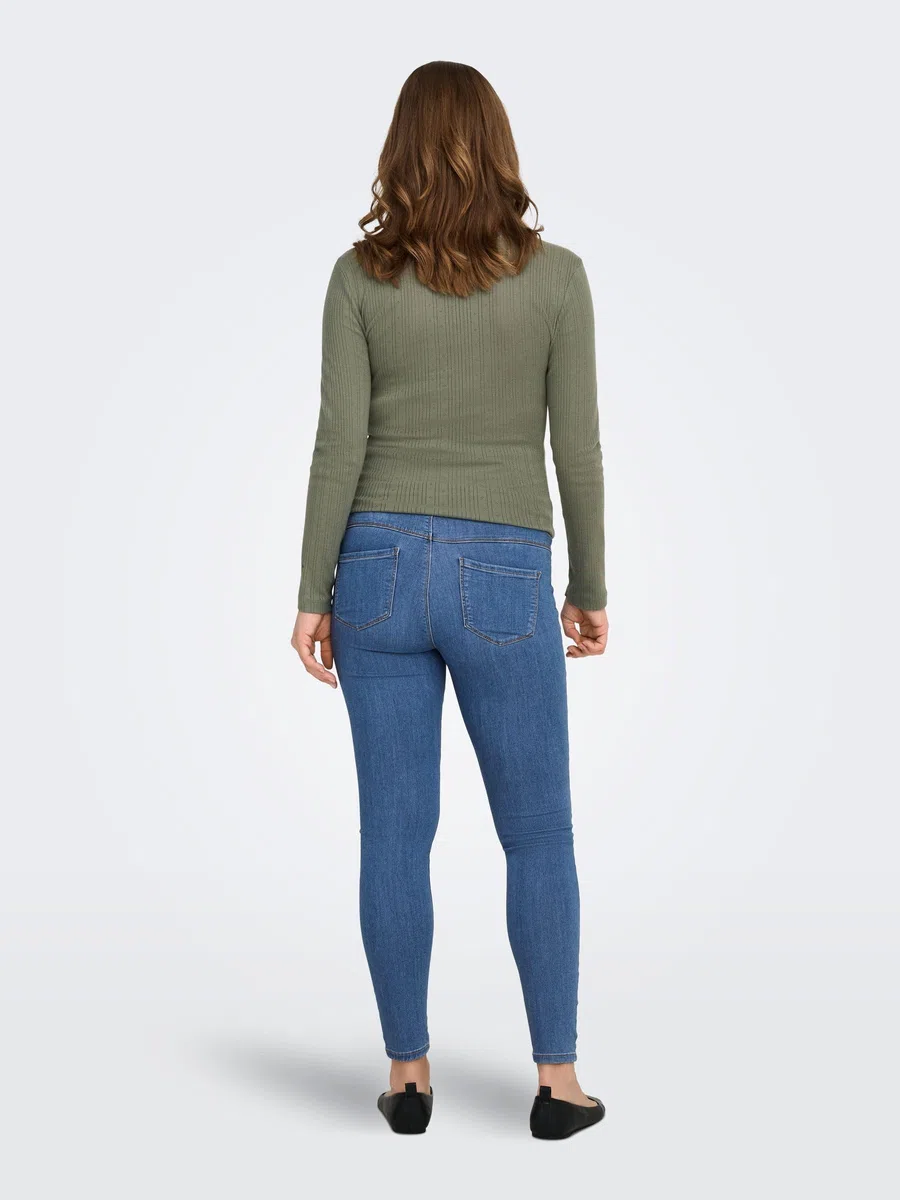 Only - Olmrain Life Reg Skinny Jegging MBD DNM, Jeans Donna