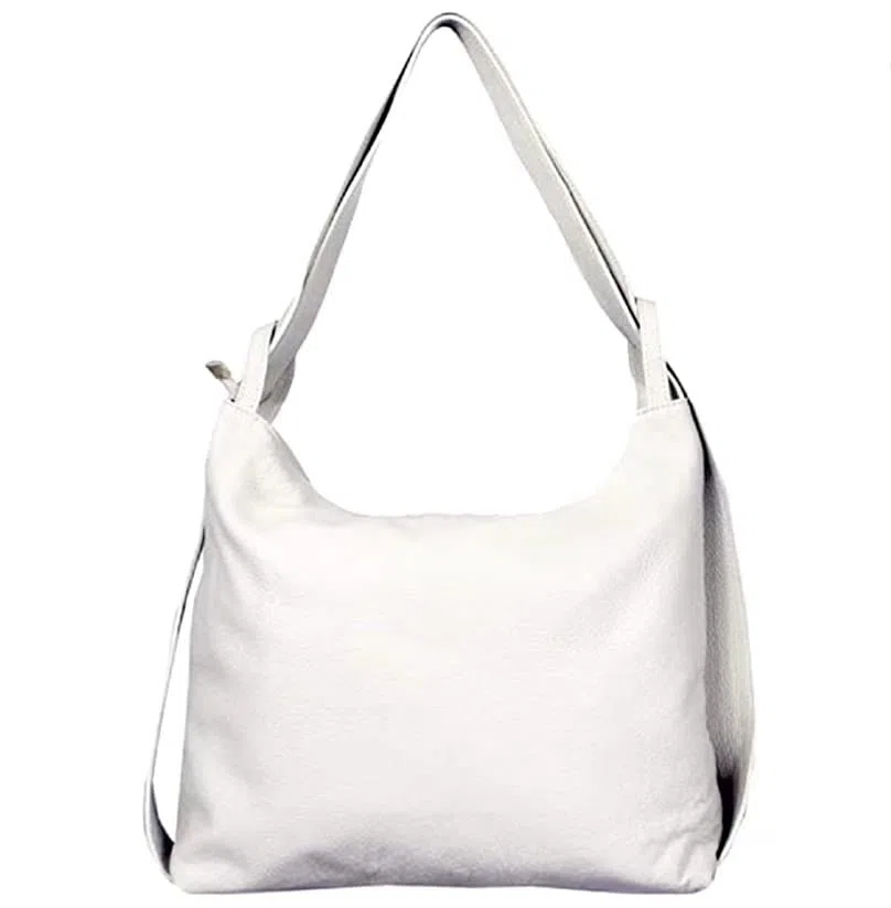 Shopper Zaino in Vera Pelle da donna 2in1