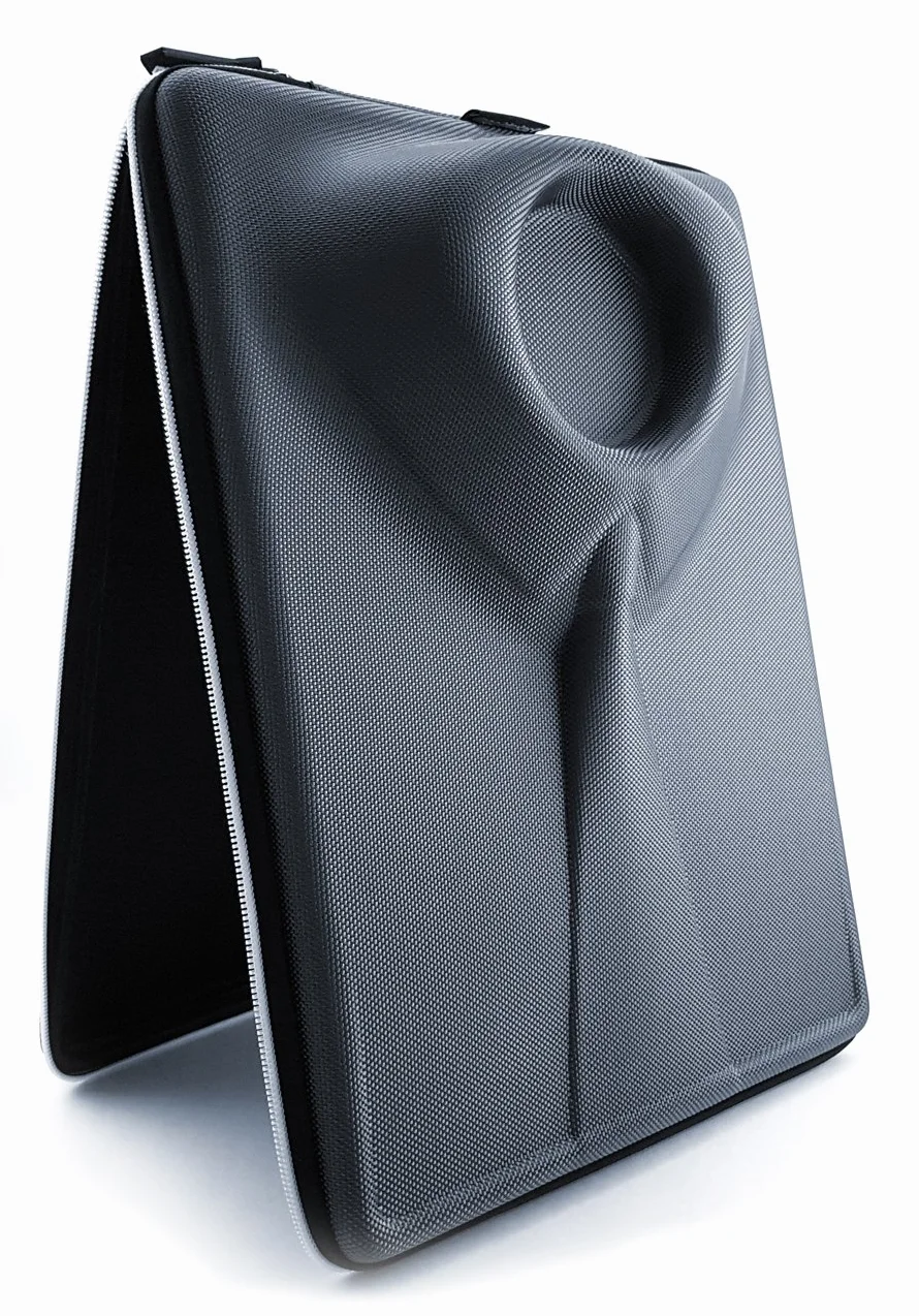 Packshi Porta Abiti da Viaggio - Porta Camicie da Viaggio - Porta Vestiti da Viaggio - Custodia da Viaggio per Camicie senza Pieghe - Idee Regalo Uomo