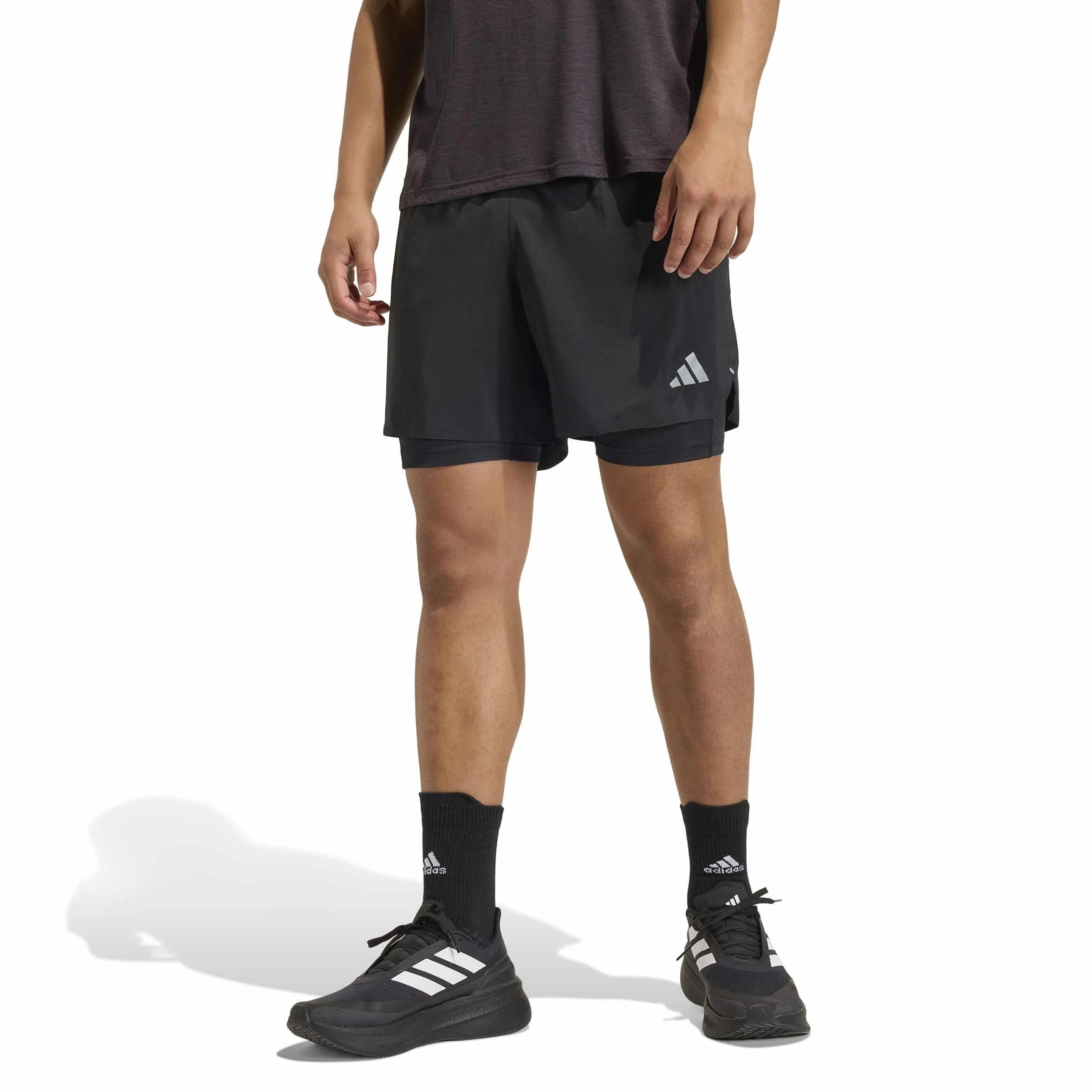 adidas - Adi365 Running Essentials 2in1 Shorts, Pantaloncini Uomo