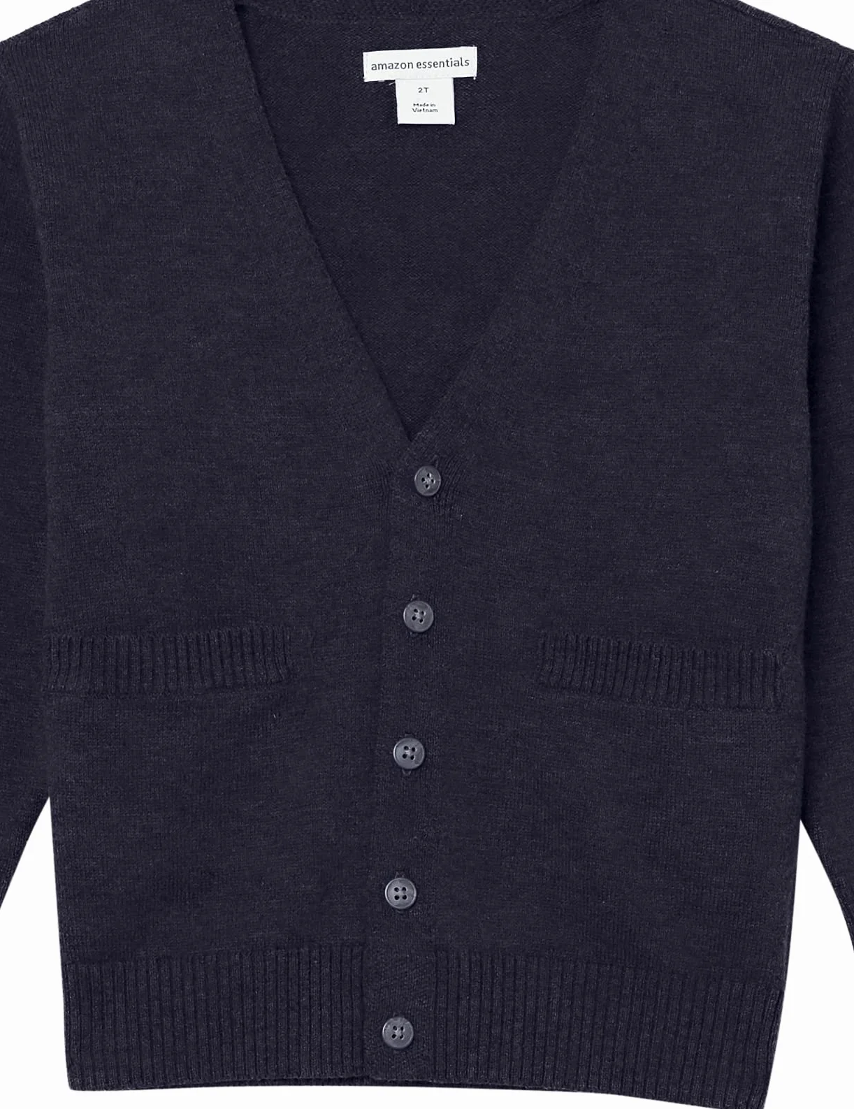Amazon Essentials Unisex - Bambini e Ragazzi Maglioni Cardigan in Cotone da Uniforme