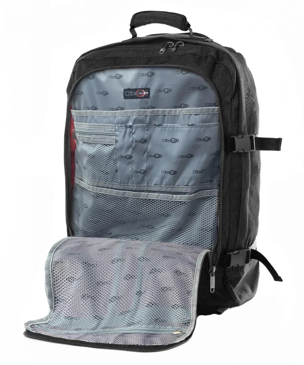 Cabin GO 5525 trolley Tracolle a Scomparsa - Zaino bagaglio a mano/cabina da viaggio leggero - 55 x 40 x 20 cm, 44 litri - con ruote