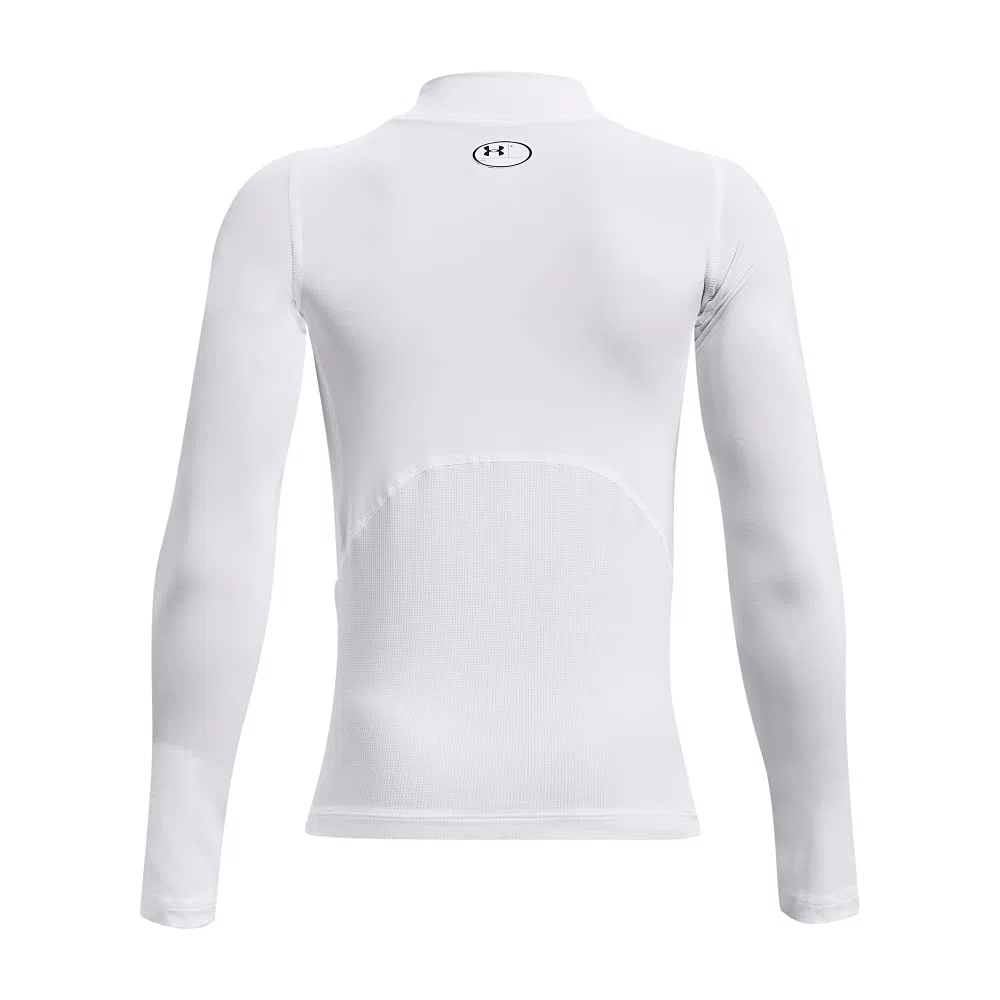 Under Armour HG Armour Mock LS T-Shirt Bambini e Ragazzi
