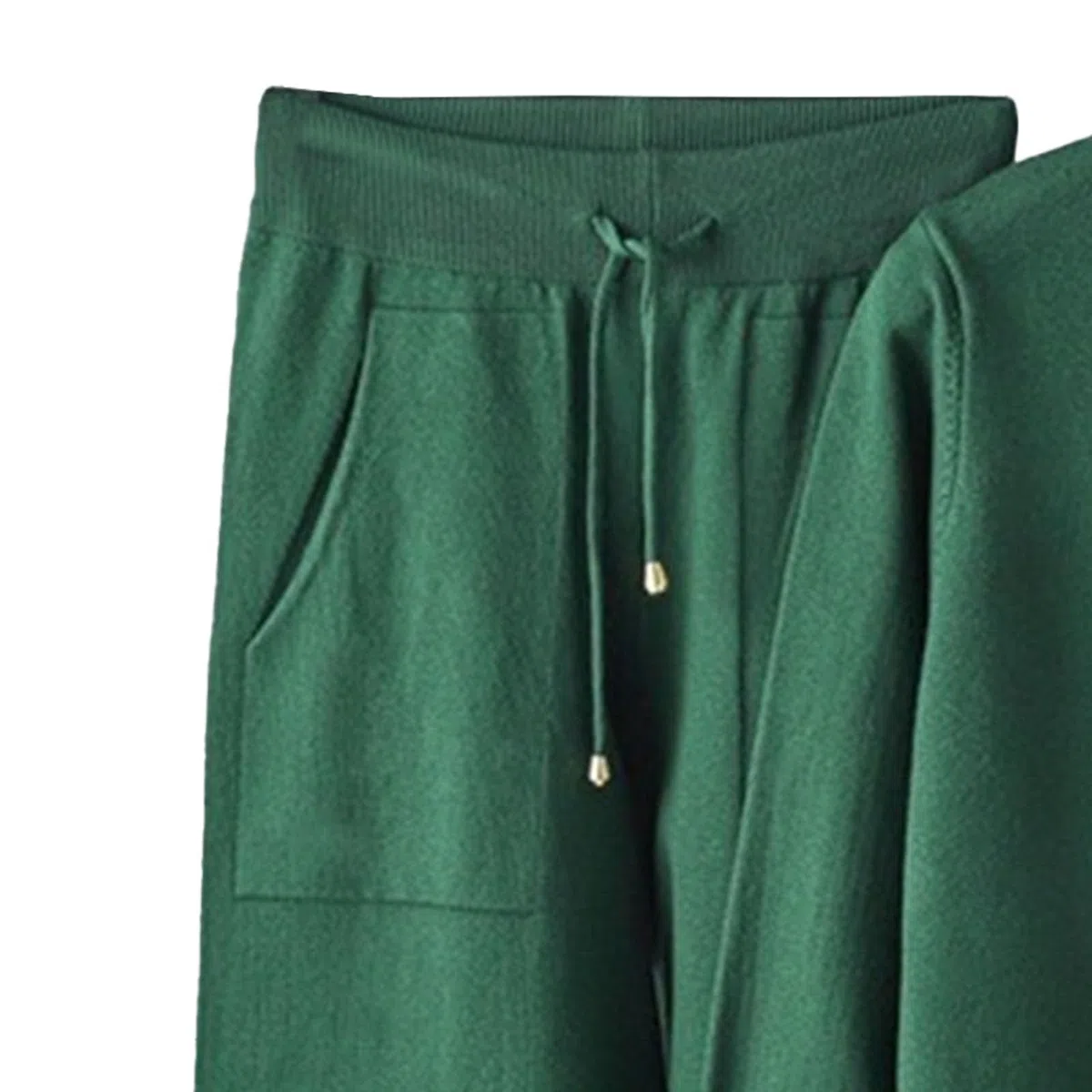 Completo Autunnale da Donna Composto da Due Pezzi, Maglione Oversize con Collo Alto, Pantaloni a Gamba Larga e Tuta Salotto 2025