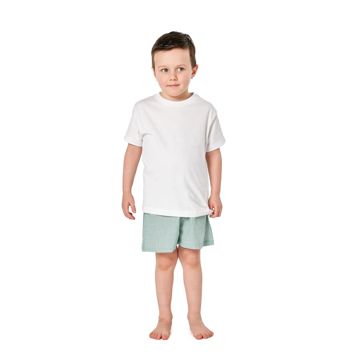 PELLEGRINI Pigiama Corto Bambino Ragazzo in Cotone Set Estivo Due Pezzi con Maglietta e Pantaloncini Corti Fresco e Traspirante