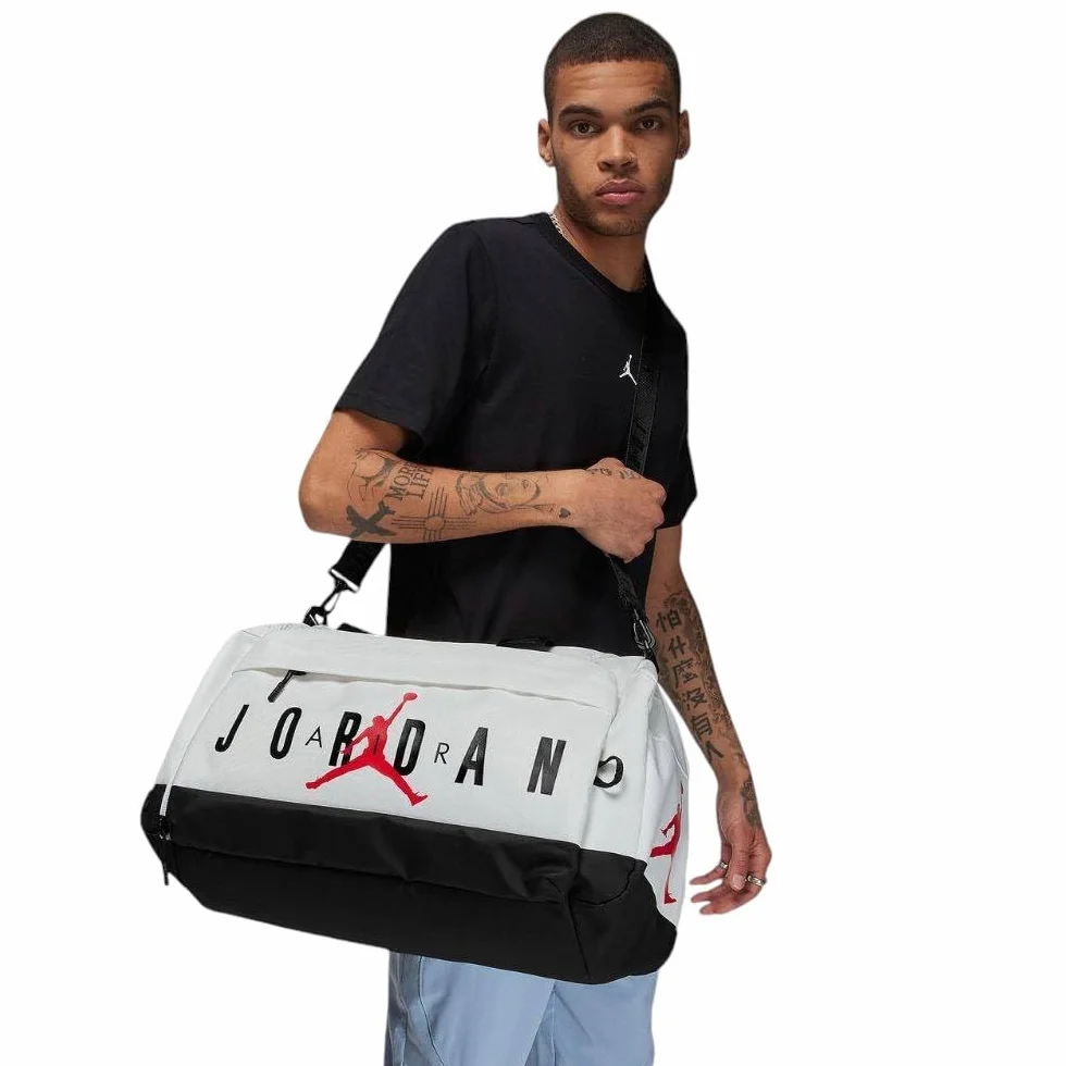 Jordan Jam Velocity 46L Duffel da Uomo White