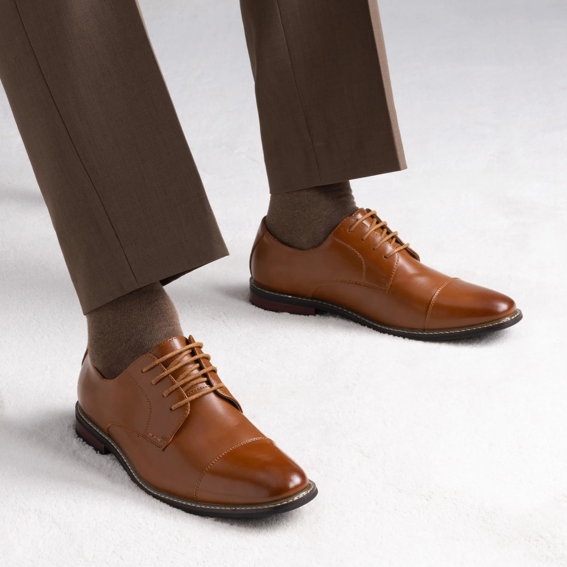 Bruno Marc Scarpe Eleganti Derby da Uomo Scarpe Classiche da Lavoro con Lacci