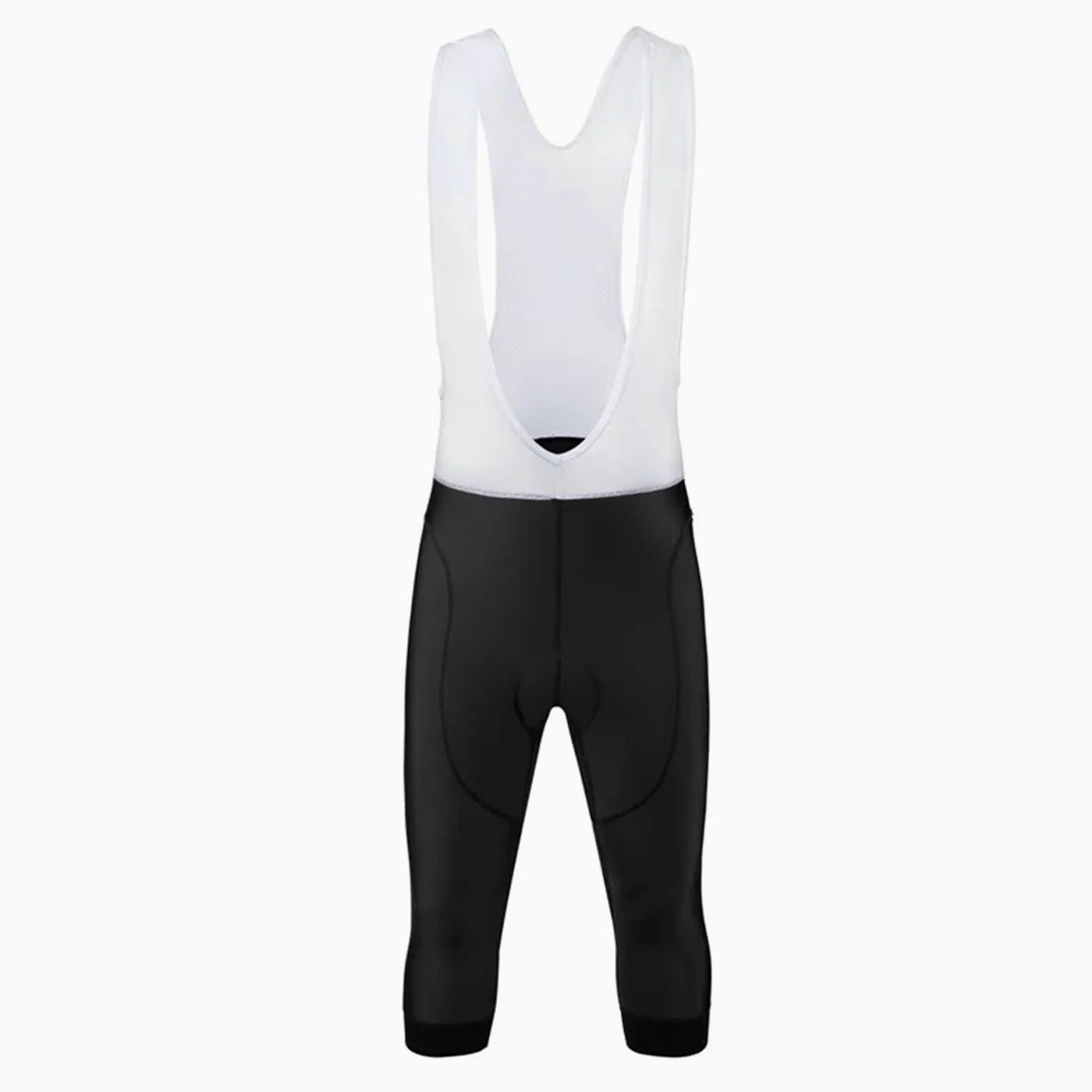 Pantaloncini Ciclismo Pantaloncini Neri con Bretelle da Ciclismo per Uomo, Imbottitura in Gel 19D, Pantaloni 3/4 Estivi, da MTB, Traspiranti e Asciugatura Rapida.(Black H Shorts,XL)