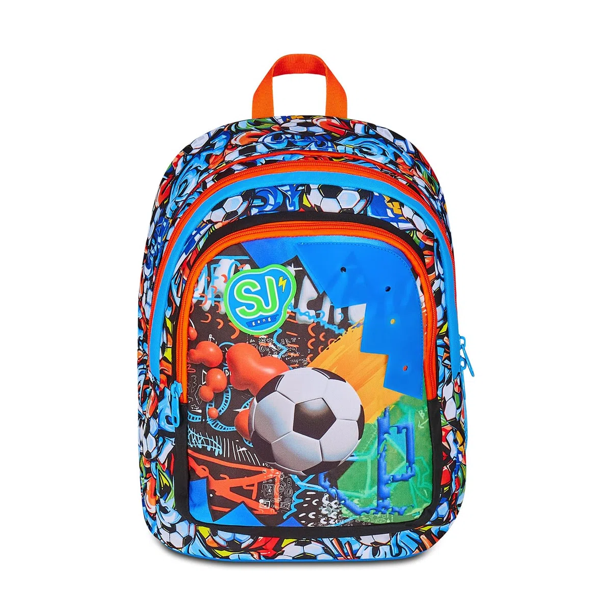 SJ GANG STYLE JAM GANG Zaino Scuola Advanced, Multicolore, Doppio Scomparto e Tasca per Borraccia, 29 L, Zaino Scuola Elementare, Zaino Bambino