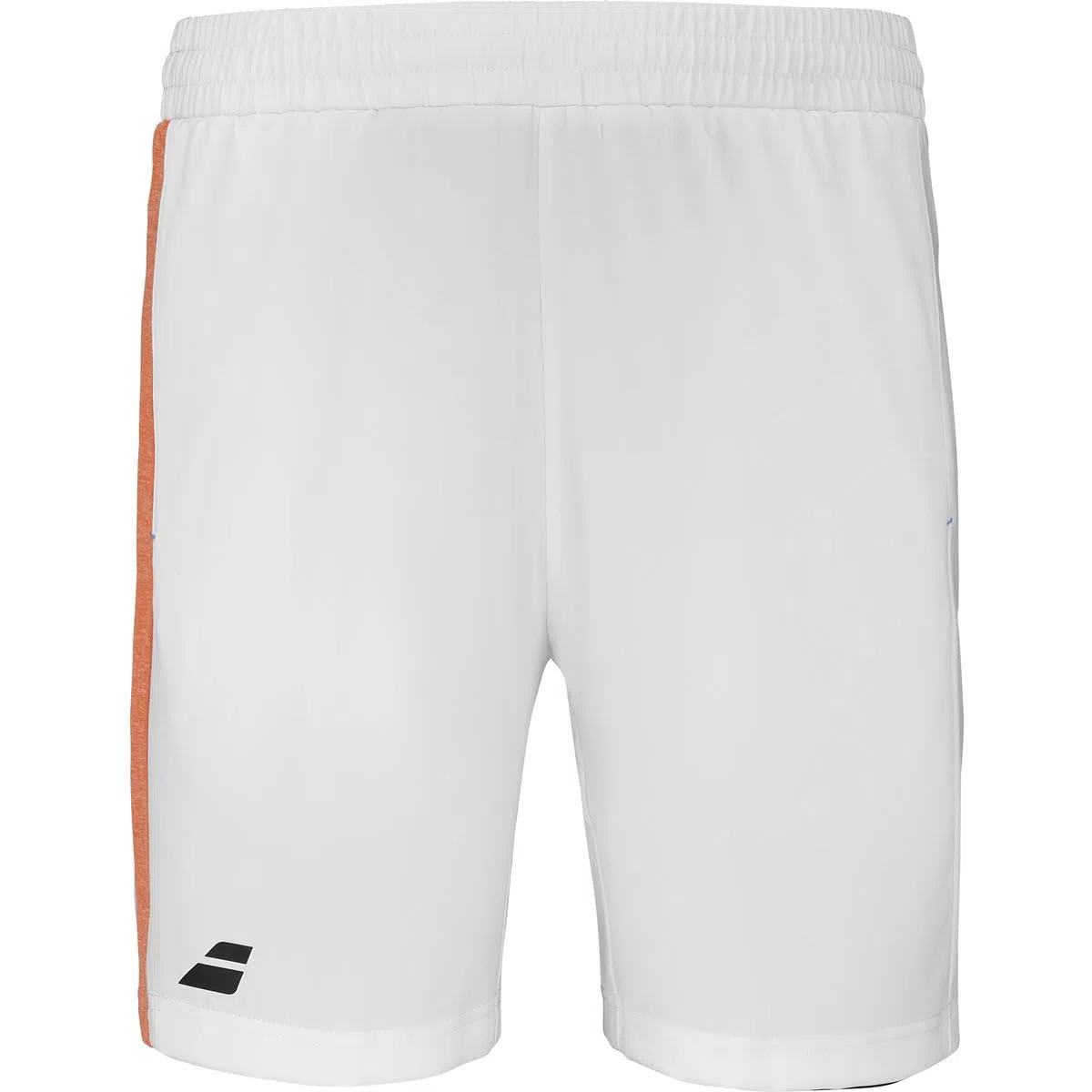 Babolat Play Short Uomini Pantaloncini Bianco-Arancione