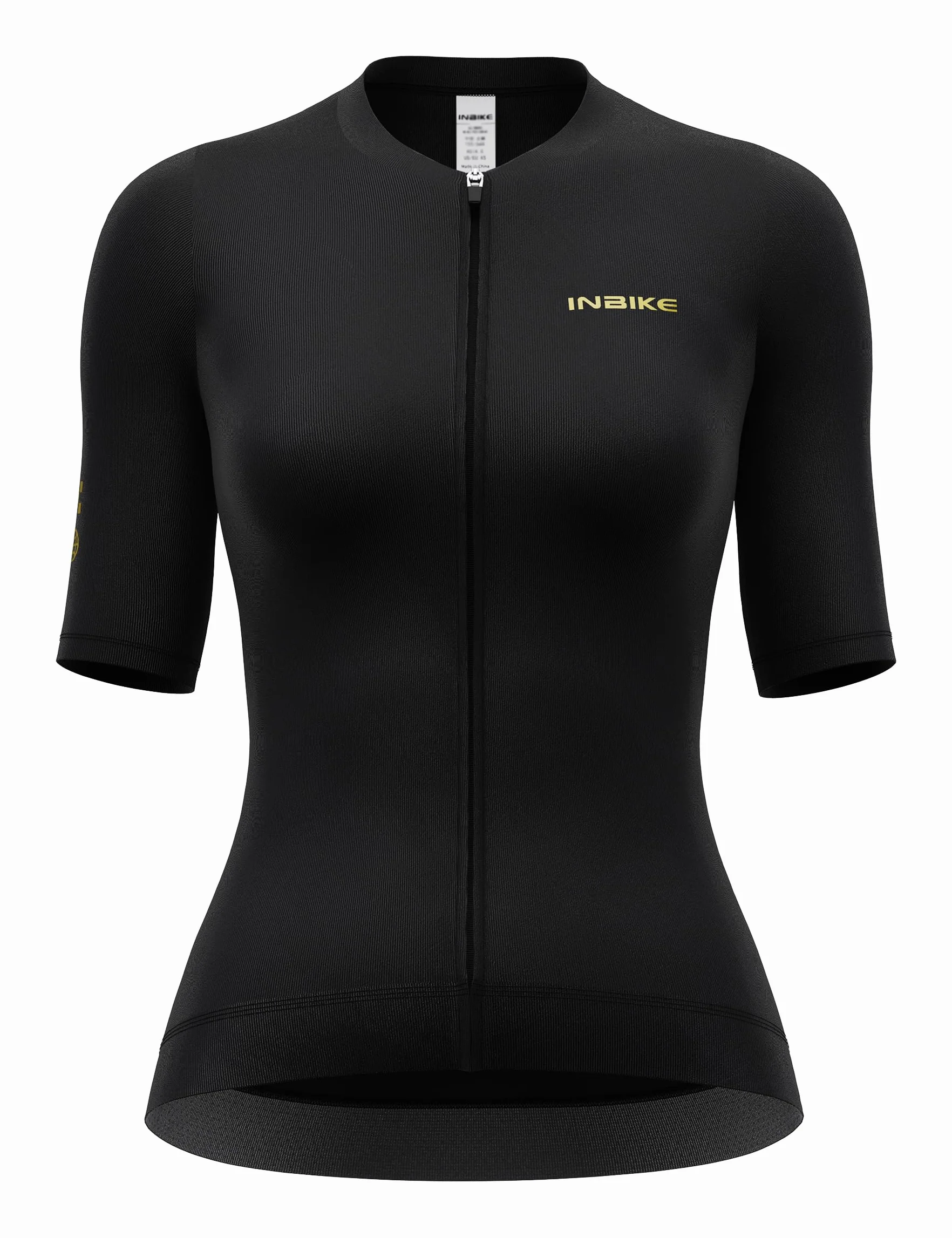 INBIKE Maglia Ciclismo Donna Estiva Maglia MTB Maniche Corte Maglia Bici Anti-Sudore Protezione Solare Traspirante Asciugatura Rapida Elasticizzato 3 Tasche WF879