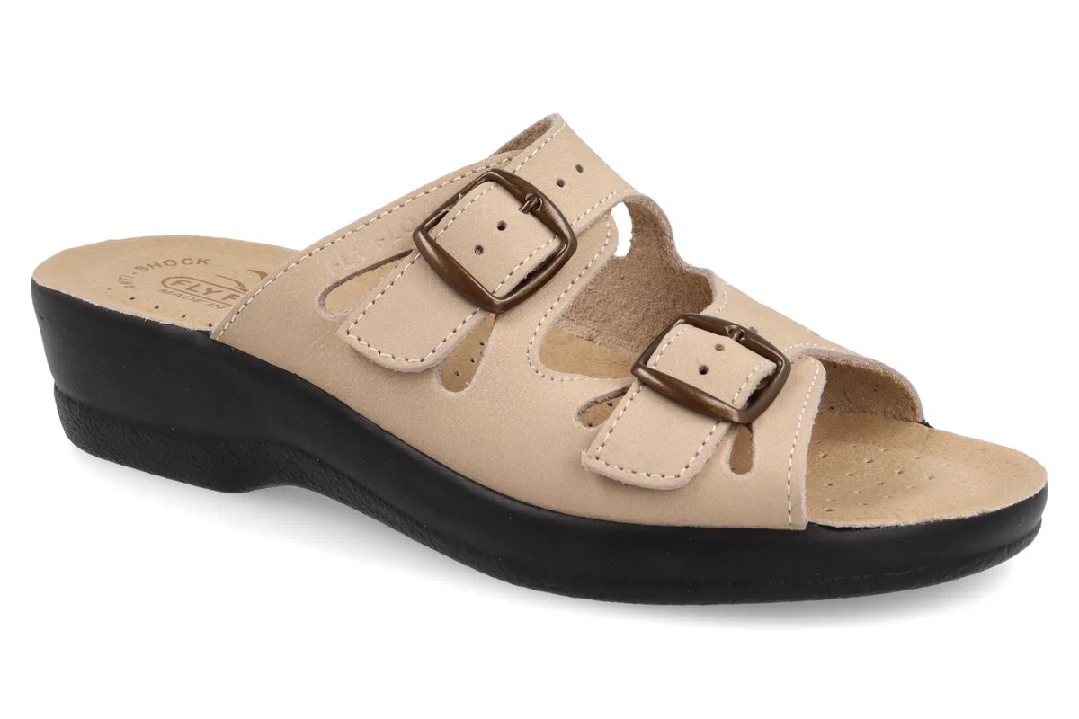 Fly Flot Pantofola Donna 2 Fibbie