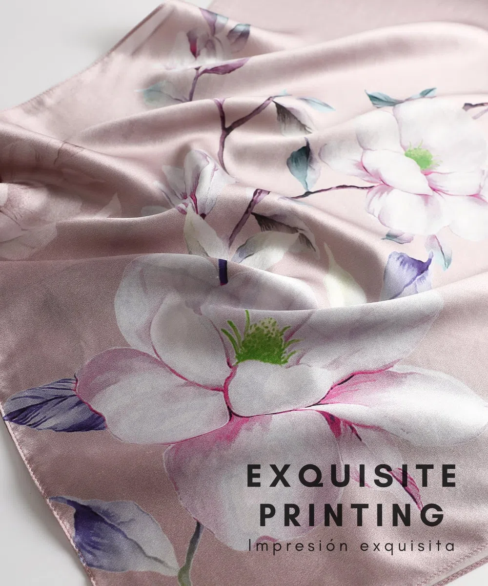 PoeticEHome Sciarpa Lunga in 100% Seta di Gelso - Scialle Oversize Donna per Testa, Collo e Capelli con Elegante Confezione Regalo (170x53cm)