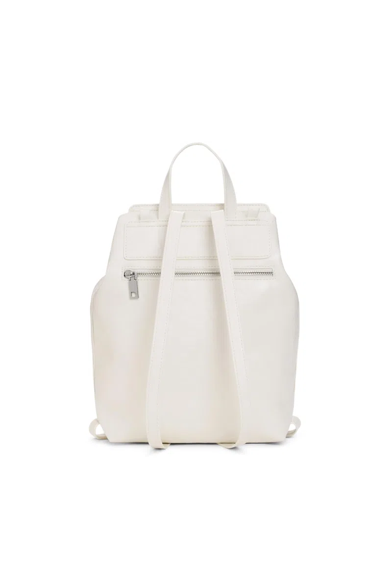 Desigual zaino per il tempo libero Half Logo Luena Mini Backpack Beige Crude avorio