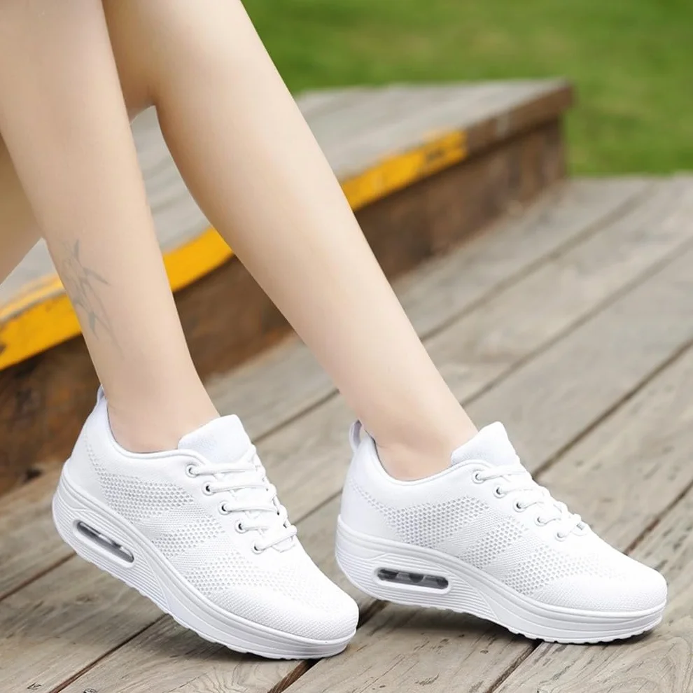 Sneaker Donna Comodo Scarpe,Casual Dimagrante Passeggio Scarpe da Ginnastica Outdoor Tennis Piattaforma Running Traspiranti Scarpe Jogging