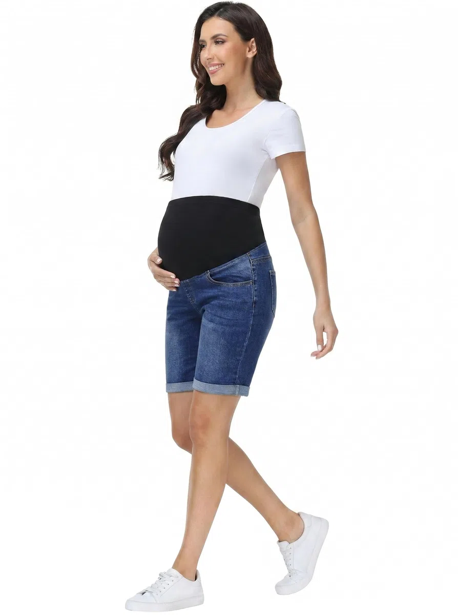 Jeans - Pantaloncini premaman