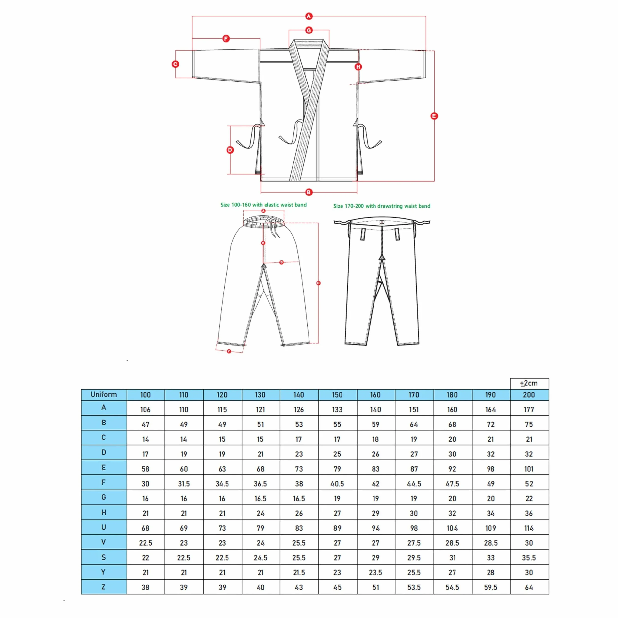IPPONGEAR Club 2 Karate Gi Set Tuta da Karate per Principianti Tuta per Bambini Inclusa Cintura Bianca (Taglia 100, Cintura con Lacci, densità del Tessuto 220gr/m²) Bianco