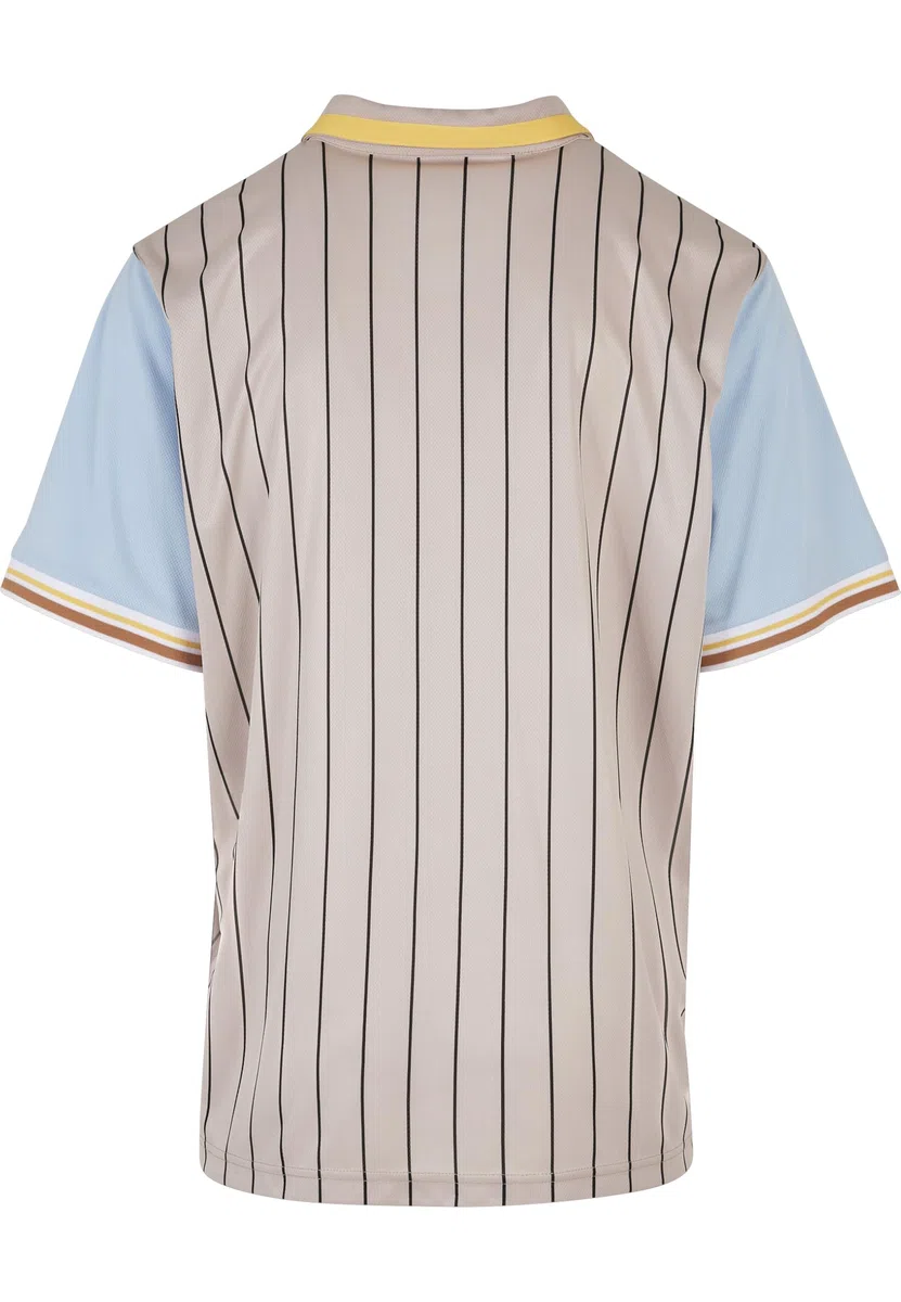 Karl Kani Varsity Pinstripe Baseball Shirt Unisex