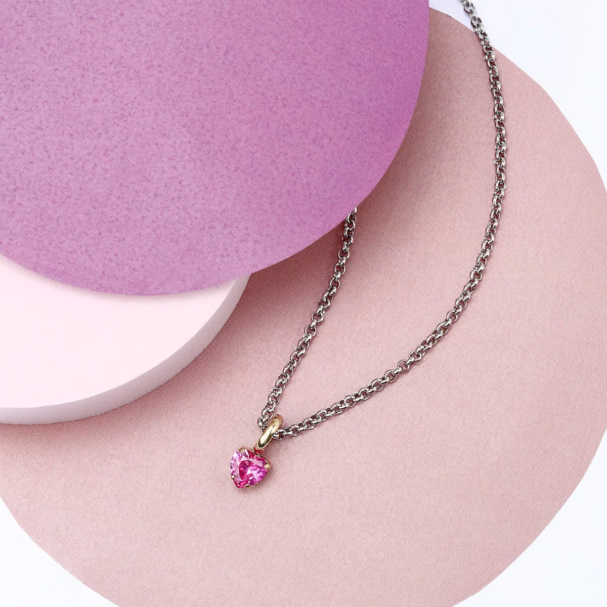 Morellato Collana Donna Cuore in Acciaio, Zirconi, Collezione DROPS, Regalo Donna - SCZ1355