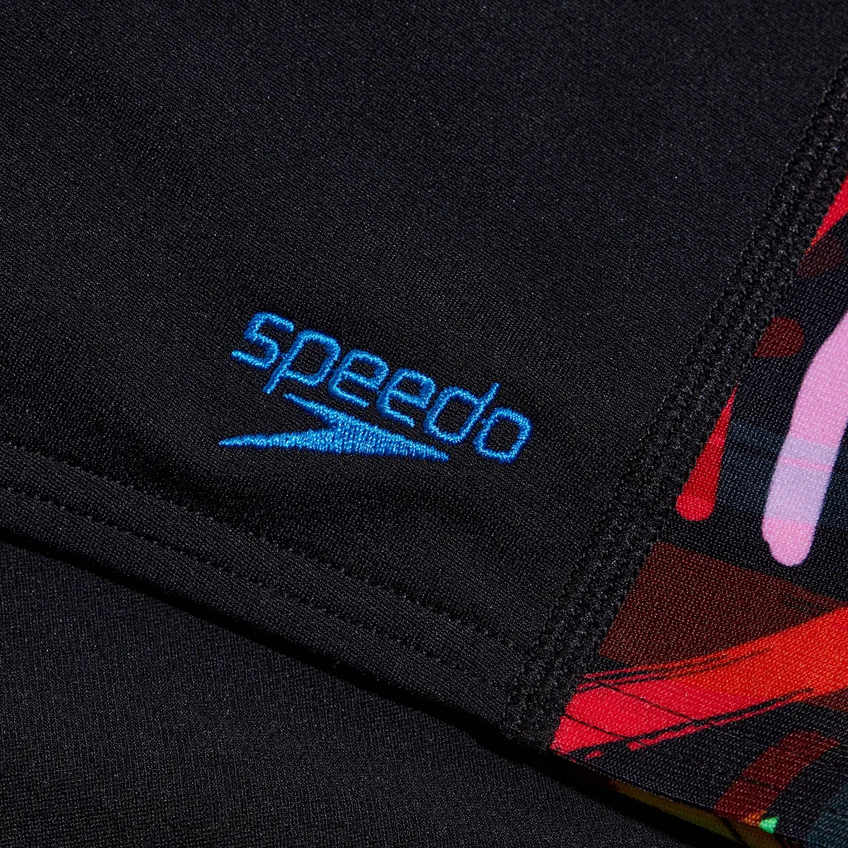 Speedo Pannello digitale da ragazzo Aquashorts Nero/Rosso Nuotatori