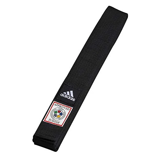 CINTURA ADIDAS ELITE IJF NERA IN COTONE 100%