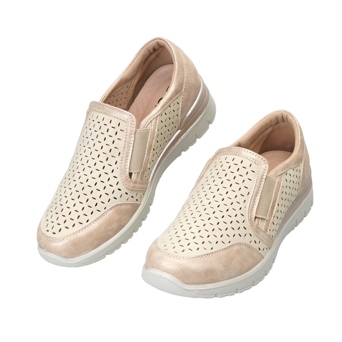 Loafer Donna Slipper in Pelle Comode Mocassino Plateau Scarpe da Business Sandali Larghi Slip-on Scarpe Estive Donna Scarpe Basse per Ufficio e Tutti i Giorni